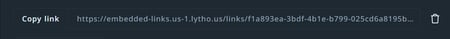 Copy link option