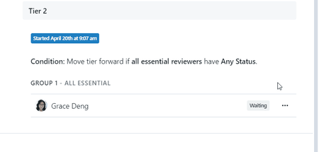 Renotify reviewer button