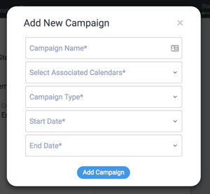 Add new campaign