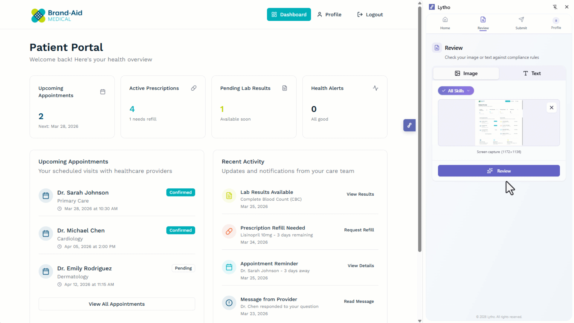 Lytho Chrome Extension demo
