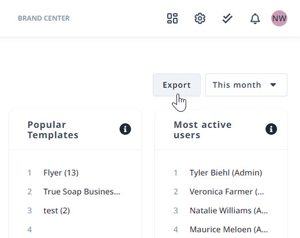 Exporting the Dashboard&nbsp;