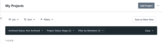 Filtering List Views