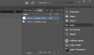 Links panel