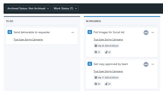 Kanban views 